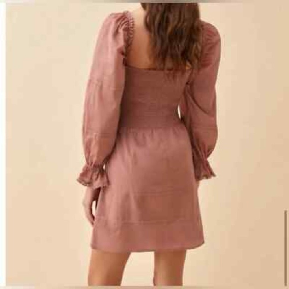 Reformation - Dunes Long Sleeve Mini Dress - Picture 12 of 13